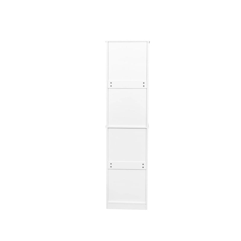 Laundry Cabinet With Doors And 1 Drawer, Tilt-Out Laundr Hamper, Adjustable Shelf, Linen Cabinet