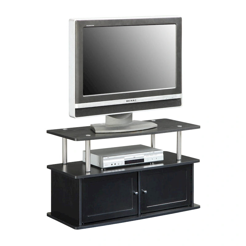 TV Stand with 2 Storage Cabinets and Shelf