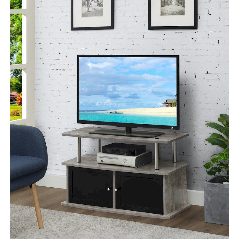 TV Stand with 2 Storage Cabinets and Shelf