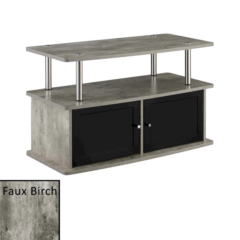 TV Stand with 2 Storage Cabinets and Shelf
