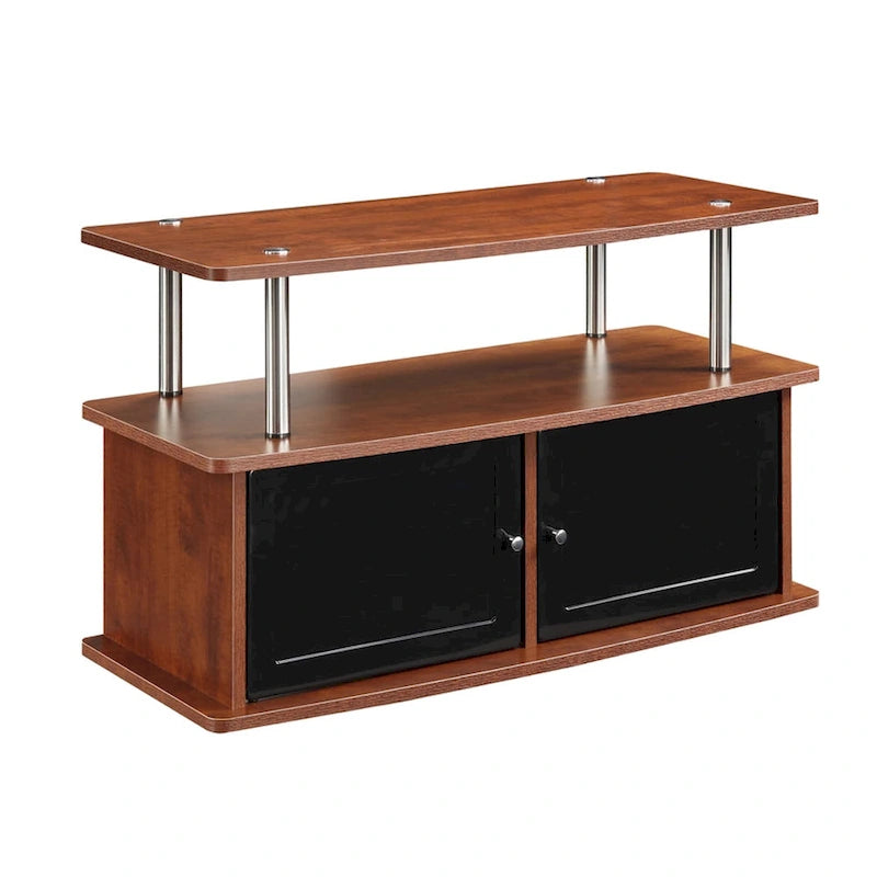 TV Stand with 2 Storage Cabinets and Shelf