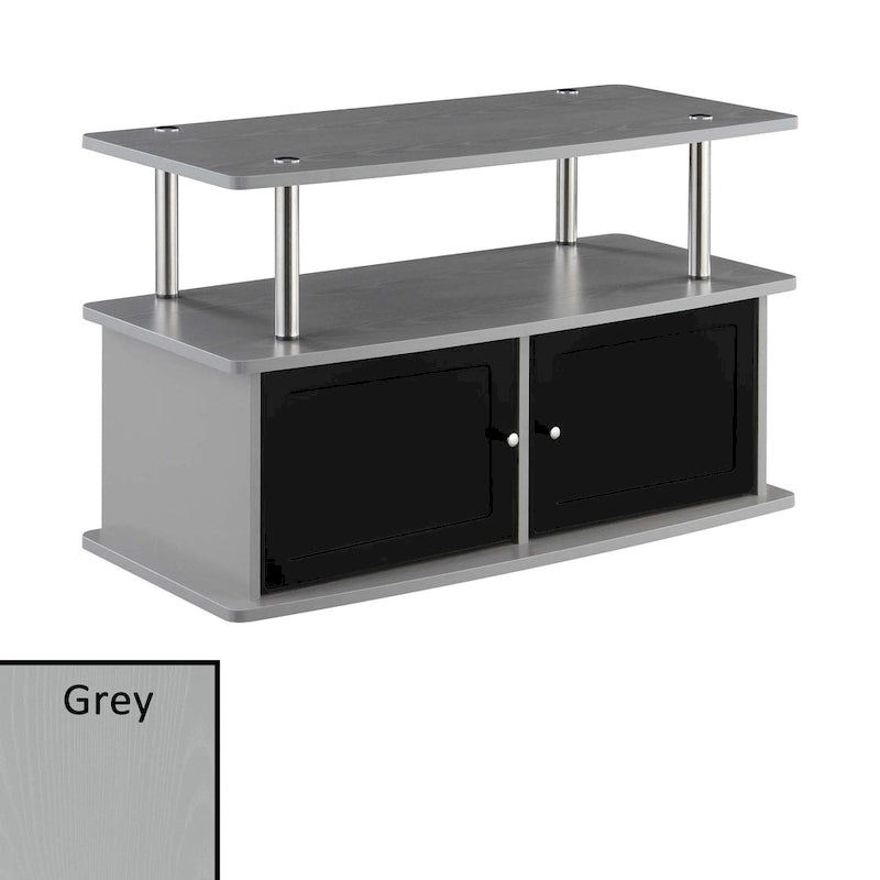 TV Stand with 2 Storage Cabinets and Shelf