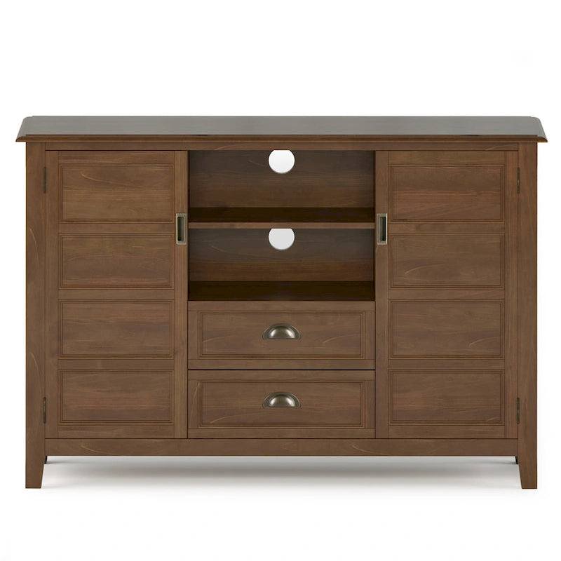 SOLID WOOD 54 inch Wide Transitional TV Media Stand For TVs up to 60 inches - 54w x 17.5d x 36 h