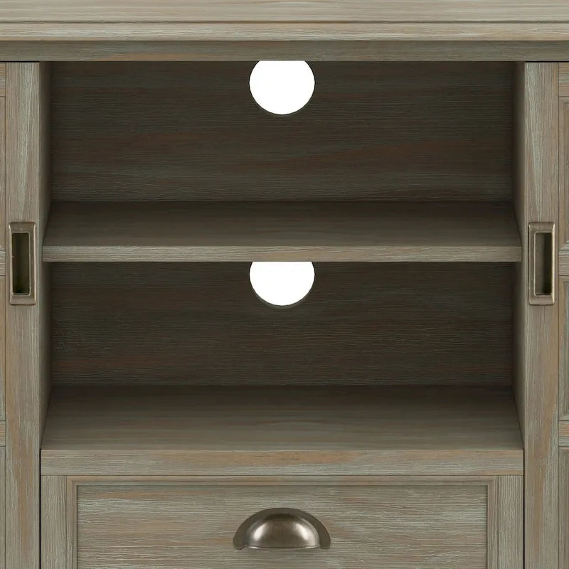 SOLID WOOD 54 inch Wide Transitional TV Media Stand For TVs up to 60 inches - 54w x 17.5d x 36 h