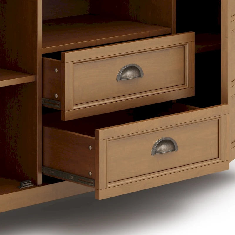 SOLID WOOD 54 inch Wide Transitional TV Media Stand For TVs up to 60 inches - 54w x 17.5d x 36 h