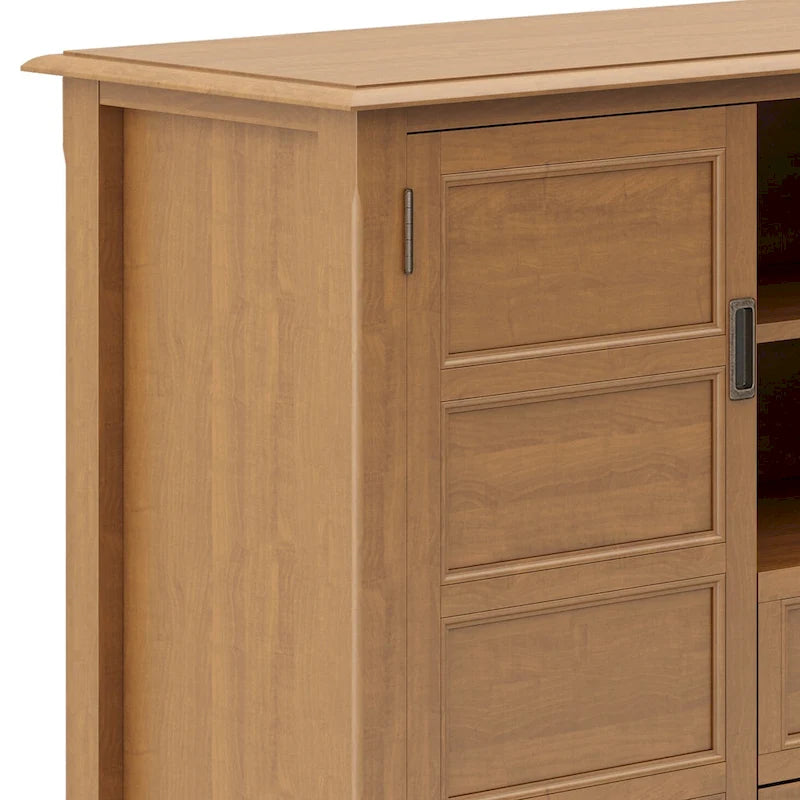 SOLID WOOD 54 inch Wide Transitional TV Media Stand For TVs up to 60 inches - 54w x 17.5d x 36 h