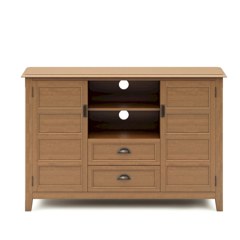SOLID WOOD 54 inch Wide Transitional TV Media Stand For TVs up to 60 inches - 54w x 17.5d x 36 h