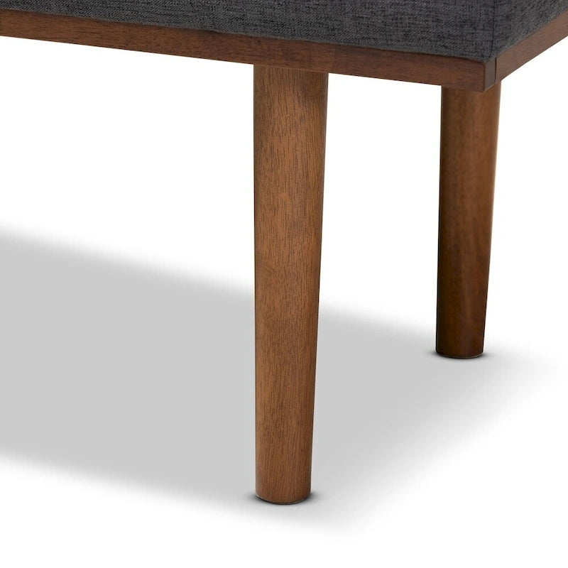 Mid-century Modern Upholstered Bench