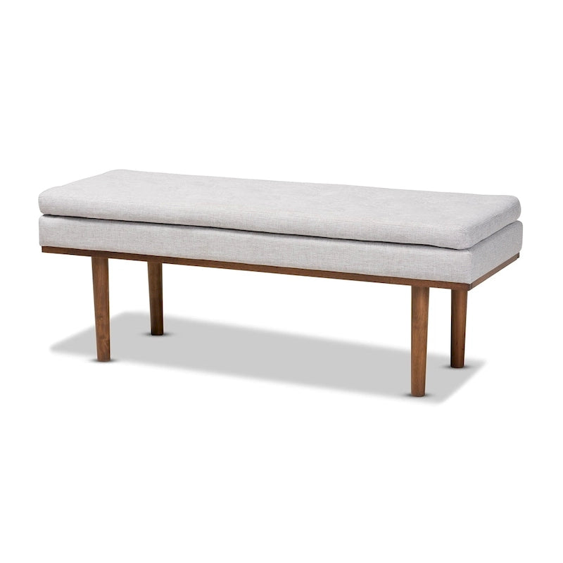 Mid-century Modern Upholstered Bench