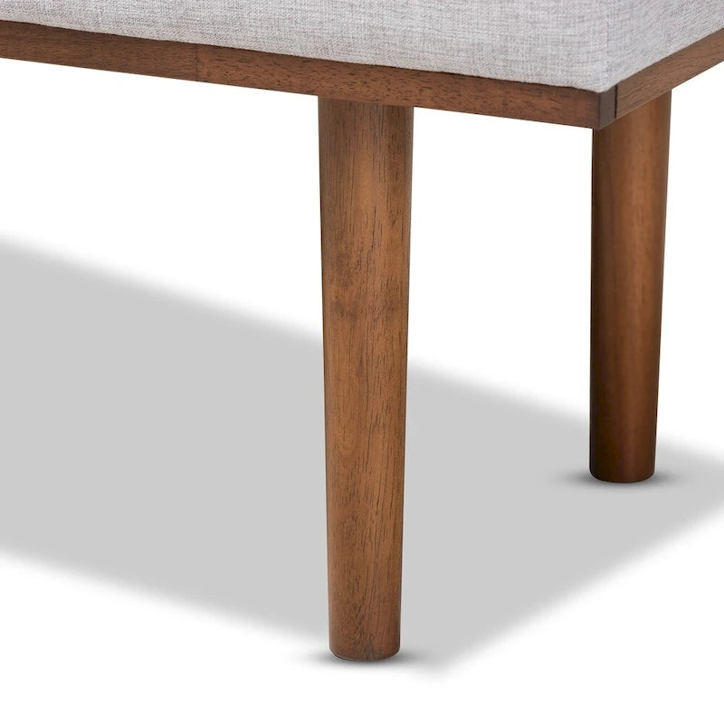 Mid-century Modern Upholstered Bench
