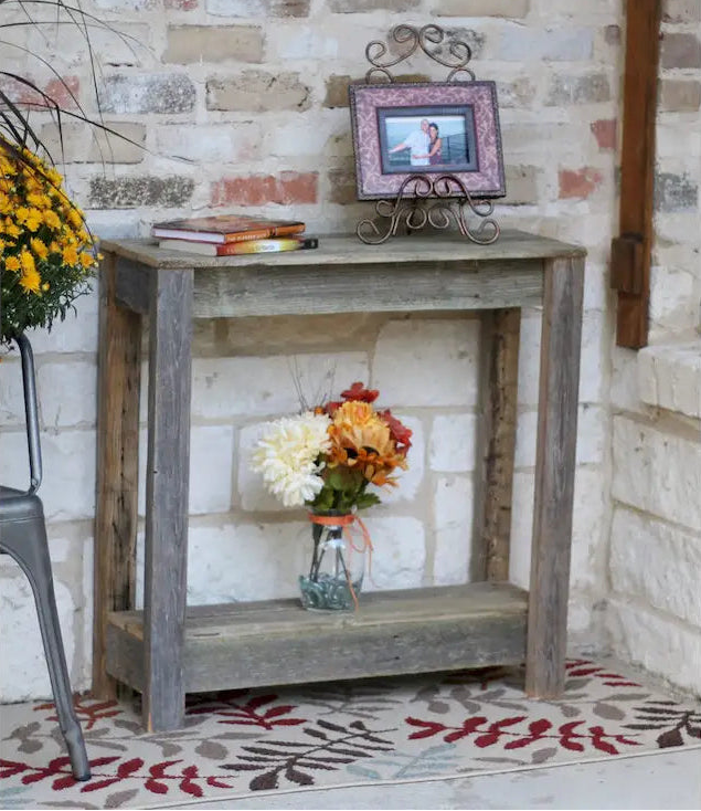 Small Farmhouse Entry Console