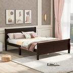Full Queen Twin Size Wood Platform Bed