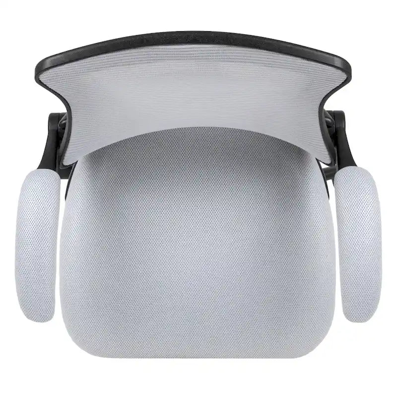 Mid-Back Ergonomic Drafting Chair with Adjustable Foot Ring and Flip-Up Arms