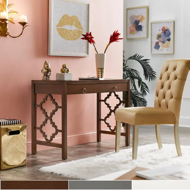 Andi 2-Drawer Writing Desk by iNSPIRE Q Classic