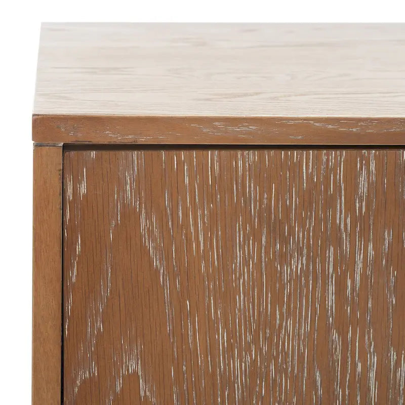 Contemporary Three Drawer Nightstand with Chic Hardware - 30Wx19Dx28H