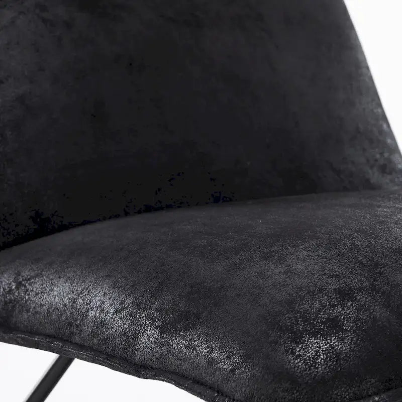 Mid Century Faux Leather Accent Chair With Adjustable Backrest - 31.5 H X 22.2 W X 23.6 D