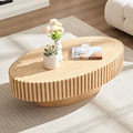 Modern Handcraft Drum Coffee Table
