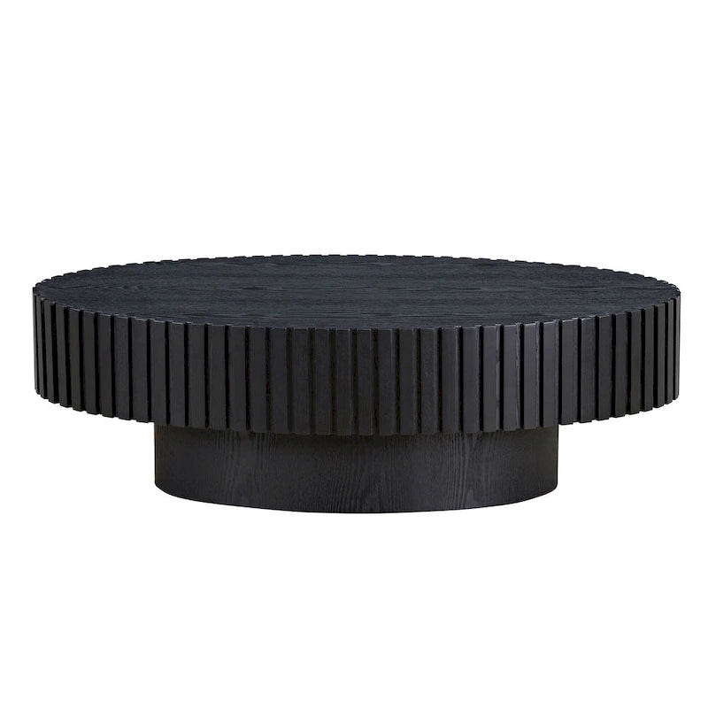 Modern Handcraft Drum Coffee Table