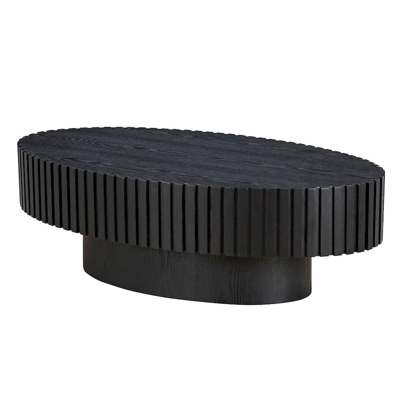 Modern Handcraft Drum Coffee Table