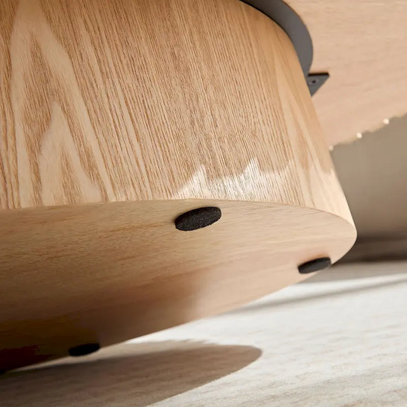 Modern Handcraft Drum Coffee Table