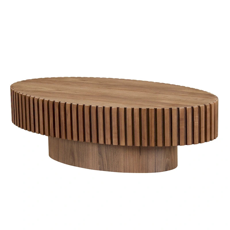 Modern Handcraft Drum Coffee Table